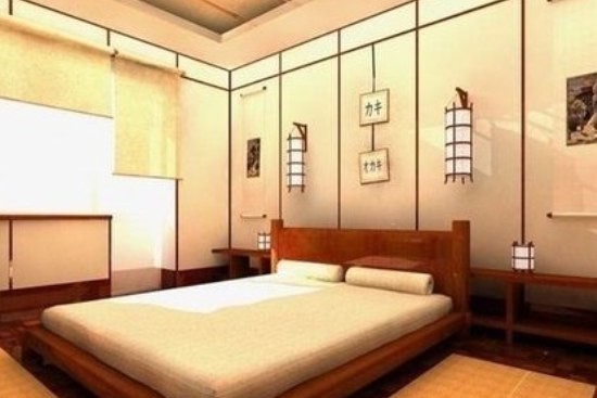 最新日式风格卧室装修效果图4
