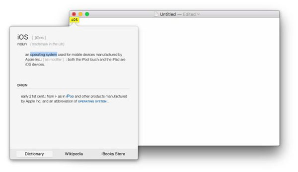 苹果Mac如何在快速查看中选择文字3