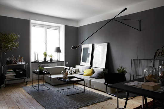 瑞典50平质感小公寓装修效果图2