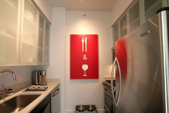 狭长小厨房简约风格设计案例5