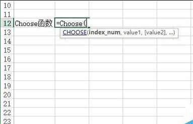 在Excel中Choose函数具体如何使用?2