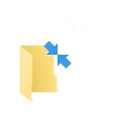 如何隐藏Win10文件夹右上角的蓝色双箭头？1