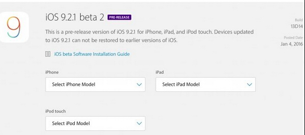iOS9.2.1 Beta2更新了什么内容2