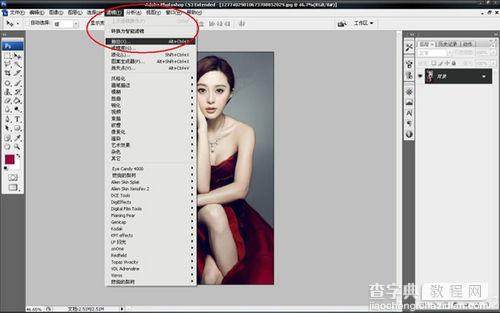 PS抠图教程：Photoshop抠出人物飘洒发丝2