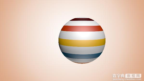 利用3D工具制作漂亮的镂空球体4