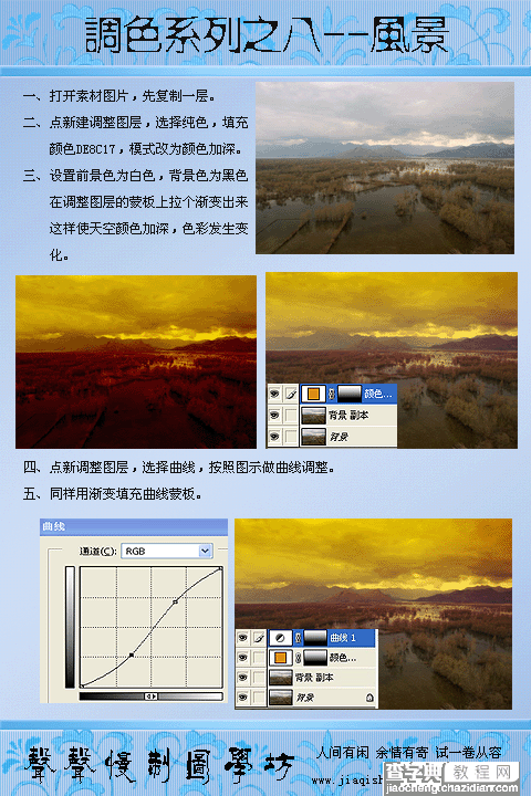 Photoshop调色系列教程</p>
<p>(八)1