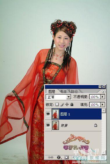 Photoshop教程：红色婚纱抠图技巧3