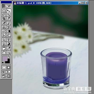 Photoshop鼠绘实例：浪漫鲜花与烛光15