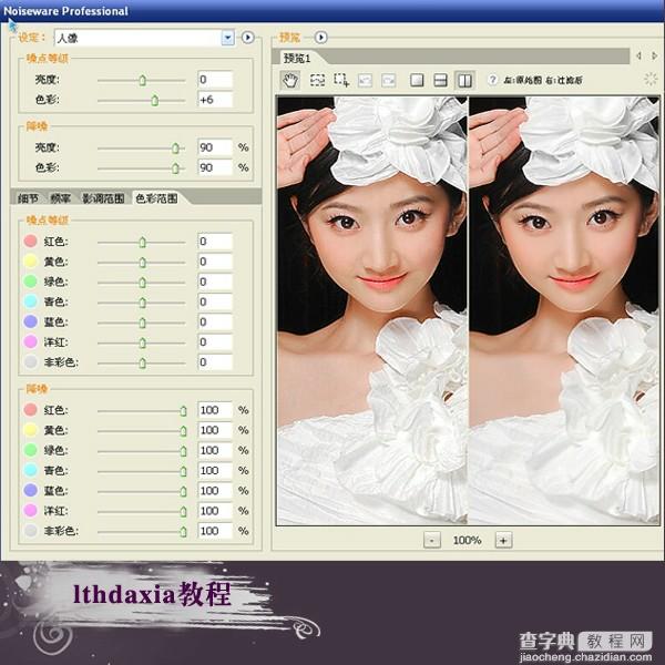Photoshop教程:刘方肤色调整12