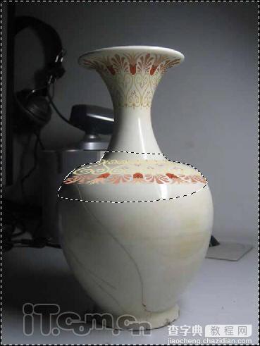 Photoshop为陶瓷花瓶添加精美的图案13