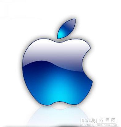 Photoshop绘制一个水晶苹果的标志1