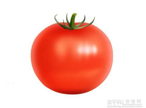 Photoshop制作鲜红的逼真番茄23