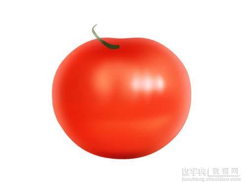 Photoshop制作鲜红的逼真番茄21
