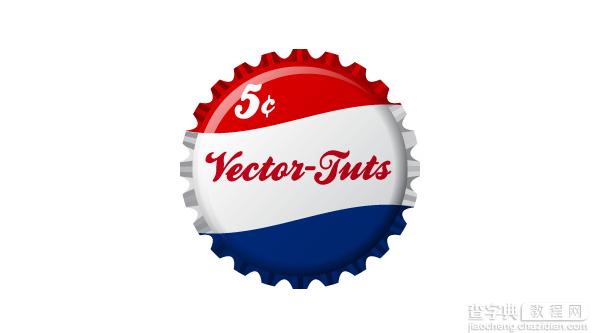 Illustrator CS4绘制矢量瓶盖24