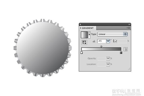 Illustrator CS4绘制矢量瓶盖13