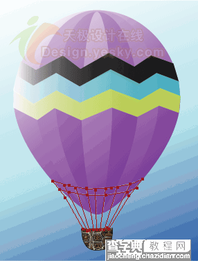 Illustrator绘制热气球11