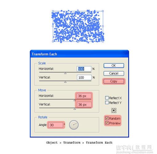 Illustrator制作色彩喷溅效果8