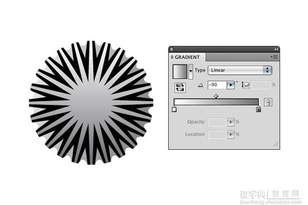 Illustrator CS4绘制矢量瓶盖11