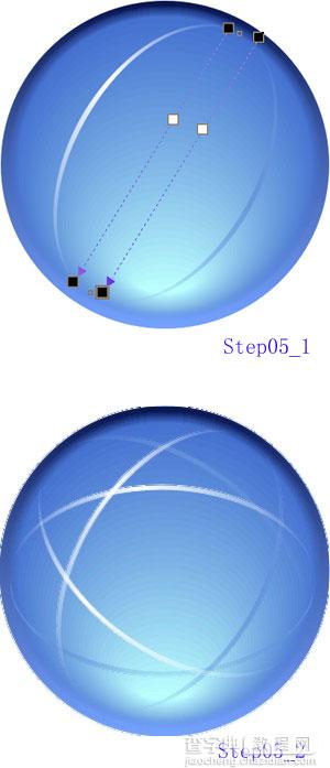 CORELDRAW制作水晶球效果7