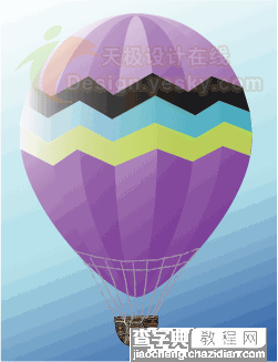 Illustrator绘制热气球1