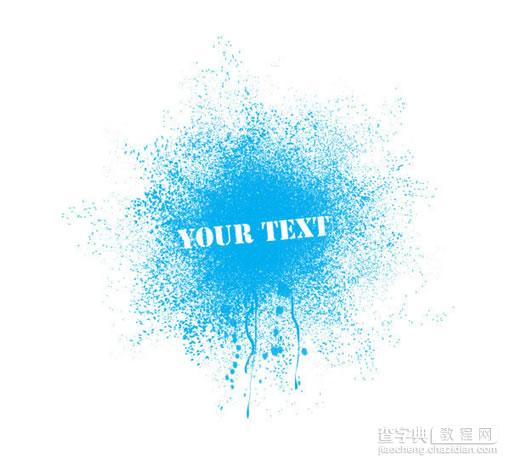 Illustrator制作色彩喷溅效果12