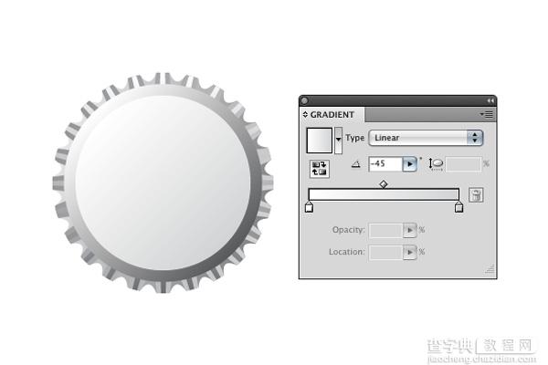 Illustrator CS4绘制矢量瓶盖14