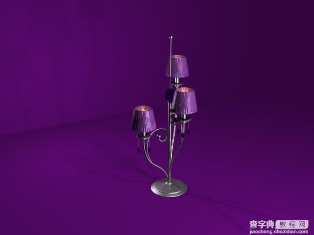 3DMAX制作台灯教程1