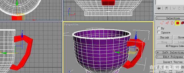 3DSMax教程: 茶杯（旋转＋多边形建模）18