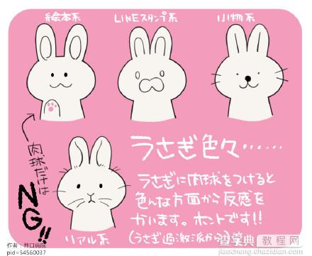 SAI动漫兔子画法参考8