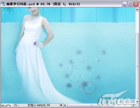 Photoshop打造韩版风格婚纱照10