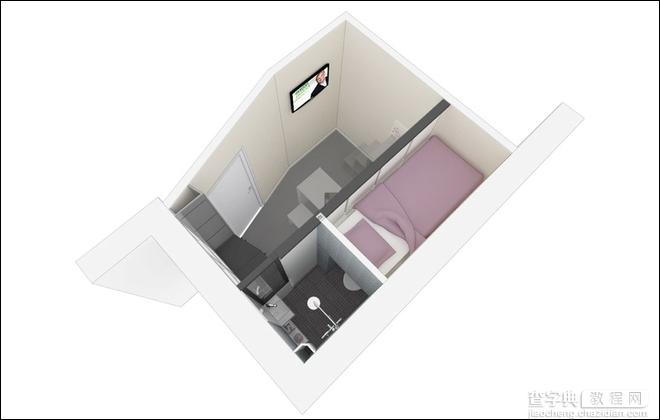 8平米卧室带独立卫生间装修案例8