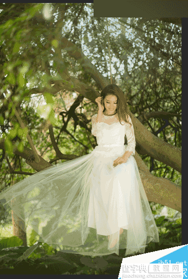 Photoshop调将外景婚纱照调出清新的韩式风格效果3