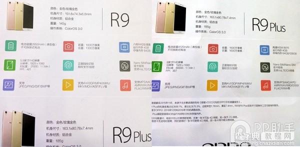 OPPO R9/R9 Plus配置+系统披露2