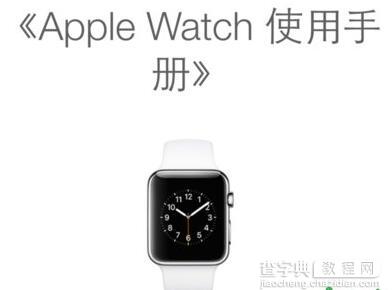 iPhone上的Apple Watch使用手册怎么查看2