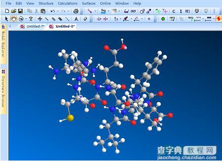 如何使用ChemOffice 15绘制五种化学图形2