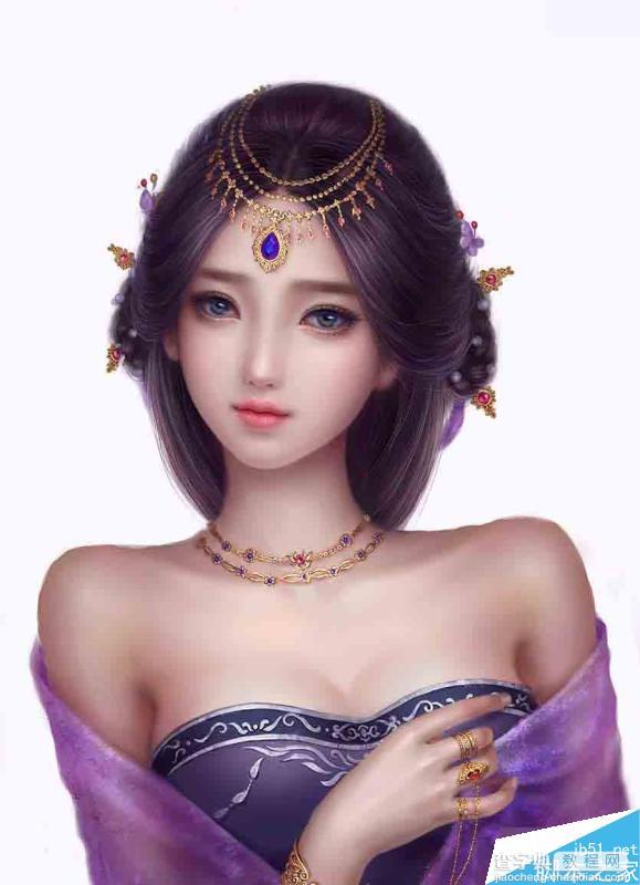 中国古代美女绘画方法和思路解析1
