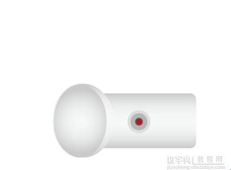 AI绘制手电筒的红色按钮13