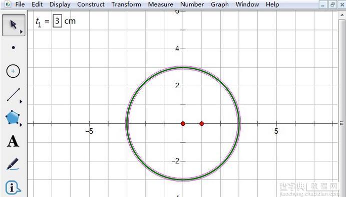 几何画板按已知圆的方程画圆的方法5