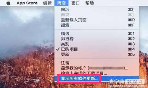 Mac系统苹果商店怎么隐藏更新5