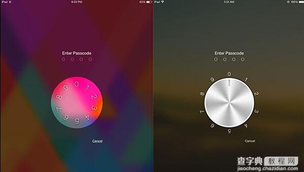 iOS9怎么将锁屏密码变圆盘拨号3