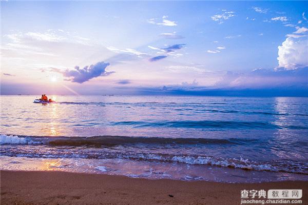 Photoshop打造夕阳大气海景婚片5