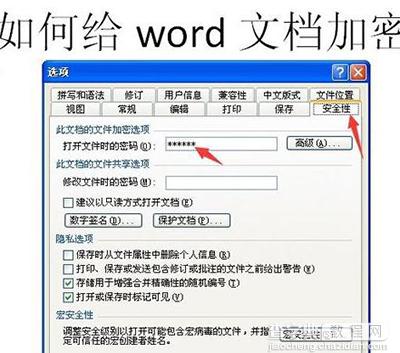 word2003文档怎么加密2