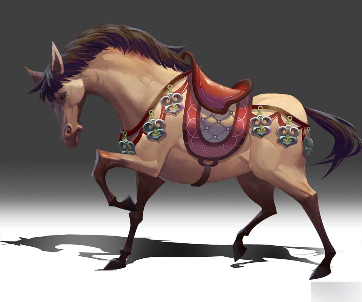 painter画马的流程和马的造型设计分享1