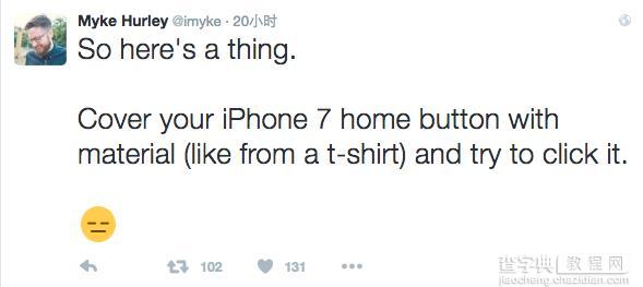 冬天可以使用苹果iPhone 7 Home键吗2
