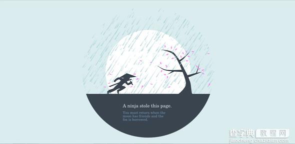 40个创意有趣的404页面设计（上）20
