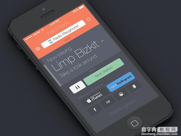 30个收音机app界面UI设计欣赏25