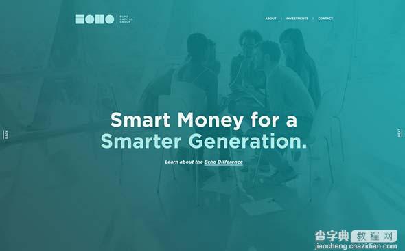 20个网页设计中渐变色运用实例欣赏19