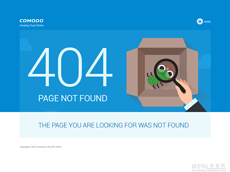 30个清新创意的404页面欣赏23