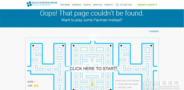 40个创意有趣的404页面设计（上）6