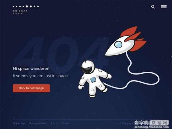 30个清新创意的404页面欣赏12